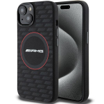 Mercedes AMG silikoonist Carbon Pattern MagSafe &uuml;mbris iPhone 13 / 14 / 15 must