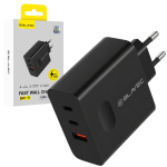 Blavec seinalaadija BC-11 GaN - USB + 2xType C - QC PD 65W 3A (TCBC11G-U2CB653A) must