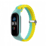 Punutud rihm Smart Band M3/M4/M5/M6 m&uuml;ndiroheline-kollane