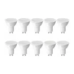 LEPRO 200081-WW-EU-10 GU10 LED-lamp, 4.5W (50W), 345 lm, 2700K, 100&deg;, 10 tk