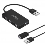 Maxlife Home Office USB 2.0 hub USB - 4x USB 0,15 m must + cable 1,5 m