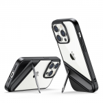 Ugreen LP635 Kickalus Protective &Uuml;mbris Hard Cover with Gel Frame and Built-in Alus jaoks iPhone 14 Pro must (90926)