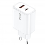 BWOO CDA207 PD 36W wall laadija 1x USB-A + USB-C port valge