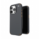 Speck Presidio2 Pro MagSafe &uuml;mbris seadmele iPhone 15 Pro, s&ouml;ehall jaheda pronksi tooni detailidega