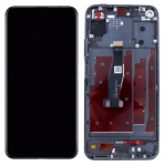 Ekranas Huawei Honor 20/Nova 5T su lietimui jautriu stikliuku ir rėmeliu Black ORG