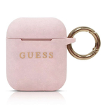 Guess GUACCSILGLLP AirPods cover light roosa / roosa Silicone Glitter