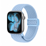 Crong Wave Band punutud Apple Watch rihm, 38/40/41/42 mm, taevasinine