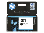 HP 301 originaaltindikassett (CH561EE#UUS), must, standardmahutavusega, 3 ml, DeskJet 1050 / 2050 mudelitele