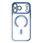 Case for iPhone 18 Pro Max / 17 Pro Max Electro Mag Cover compatible with MagSafe navy blue