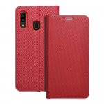 LUNA Book Carbon jaoks SAMSUNG A20e punane