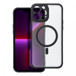 Pilnai matinė magnetinė dėklas telefonui su MagSafe suderinamas iPhone 13 Pro Max juodas