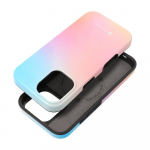 FORCELL F-PROTECT Mirage, karinio standarto i&scaron;bandytas magnetinis dėklas telefonui IPHONE 16, rausvai mėlynas