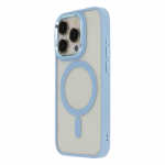 Satin Elegant Mag &Uuml;mbris jaoks iPhone 15 Pro 6,1" sinine