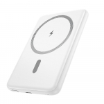 Powerbank compatible with MagSafe Hoco 5000 mAh QC PD 2A 20W ultra-thin J140A valge