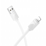 Kaabel USB A to Lightning Hoco 2,4A 1 m X114 valge
