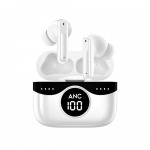 Blavec Bluetooth TWS ausinės BW-04 Prime Active ANC+ENC (BW04PA-W) baltos