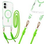 Tel Protect Strap Clear &Uuml;mbris jaoks Iphone 17 roheline