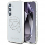 &Uuml;mbris Karl Lagerfeld Rhinestones Karl Head Logo Samsung Galaxy S25 l&auml;bipaistev