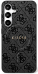 Guess 4G Ring Classic Logo MagSafe &uuml;mbris jaoks Samsung Galaxy S25 FE - must