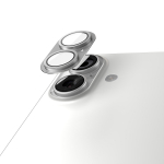 Etteri full camera lens guard for iPhone 17 silver
