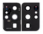 Samsung G998 S21 Ultra 5G kameros stikliukas su rėmeliu Phantom Black ORG