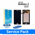 Ekranas skirtas Samsung J320F 2016 J3 juodas (Service Pack)