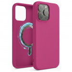 &Uuml;mbris "TM MagSafe Silicone" iPhone 16 Pro / Fuksia /