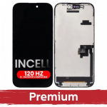 LCD ekranas suderinamas su iPhone 16 Pro juodas (120Hz / INCELL / Premium) /*Removable IC*/