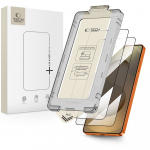 Karastatud klaas TECH-PROTECT Quick SET+ 2-PACK GALAXY S26 ULTRA must