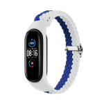 Punutud rihm Smart Band M3/M4/M5/M6 valge-sinine