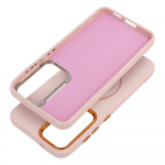 Frame Mag Cover &uuml;mbris mudelile Samsung Galaxy A27, MagSafe'iga &uuml;hilduv &ndash; puudriroosa