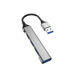 USB hub Dudao A16B 4-in-1 adapter USB-A to 4xUSB3.0 grey