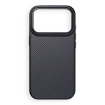 Case for iPhone 18 Pro / 17 Pro Carbon Elite Mag Cover compatible with MagSafe black