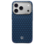 Sinine Benks Magnetic Armor Grid Edge X9 kevlari ja metallraamiga &uuml;mbris (C.K.FL.AP.BE.X073) mudelitele iPhone 18 Pro Max / iPhone 17 Pro Max