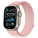 Tech-Protect nailonist spordirihm mudelile Apple Watch 44/45/46/49 mm &ndash; heleroosa