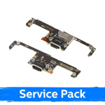 Charging Port Compatible With Google Pixel 10 Pro with Flex / Plata (Service Pack)
