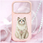 NIMMY case LUCKY FASHION CAT compatible with MagSafe for IPHONE 18 Pro/17 Pro pink
