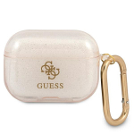 Guess GUAPUCG4GD AirPods Pro kate kuldne/kuldne Glitter Collection