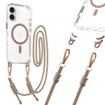 Tel Protect Strap Clear &Uuml;mbris jaoks Iphone 17 kuldne