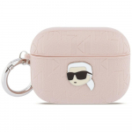 Karl Lagerfeld Monogram Karl Head &Uuml;mbris for AirPods Pro 3 - roosa