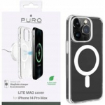 PURO LITEMAG - iPhone 14 Pro Max MagSafe Dėklas (skaidrus)