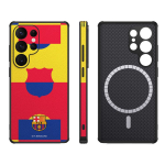 FC Barcelona dėklas Samsung Galaxy S25 Ultra magnetinis dėklas MagSafe OCFCBMCS25UMF MF