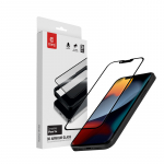 Crong 3D Armor Glass - karastatud klaas iPhone 17e / 16e / 14 / 13 / 13 Pro + paigaldusraam