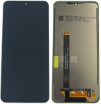 Ekranas Samsung G736 Xcover 6 Pro 2022 su lietimui jautriu stikliuku Black originalus (service pack)