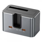 Kahepoolne dokkimisjaam, M.2 SATA/ NVME, 2,5"/3,5" SSD/HDD, 2x USB-A, USB-C