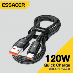 Essager Morning Glory 2 USB Type-C kaabel must 200cm 120W