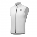 Rockbros TLMJ002 ROAD TO SKY soojustatud tuulekindel rattavest, suurus L &ndash; valge