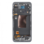 REWA OLED LCD-ekraan raamiga SAMSUNG A55 jaoks, must