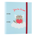 Pusheen Purrfect Love A4 kaust 2 r&otilde;nga ja kummipaelaga