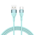 BWOO X280C Minimalist Silicone USB - USB-C kaabel 1m 3A, roheline
